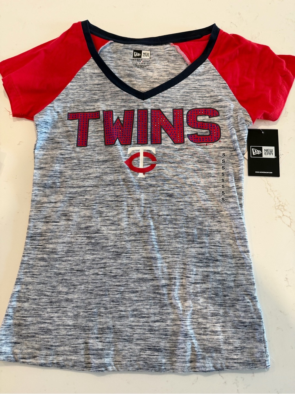 New Minnesota Twins V-Neck Women's Tee